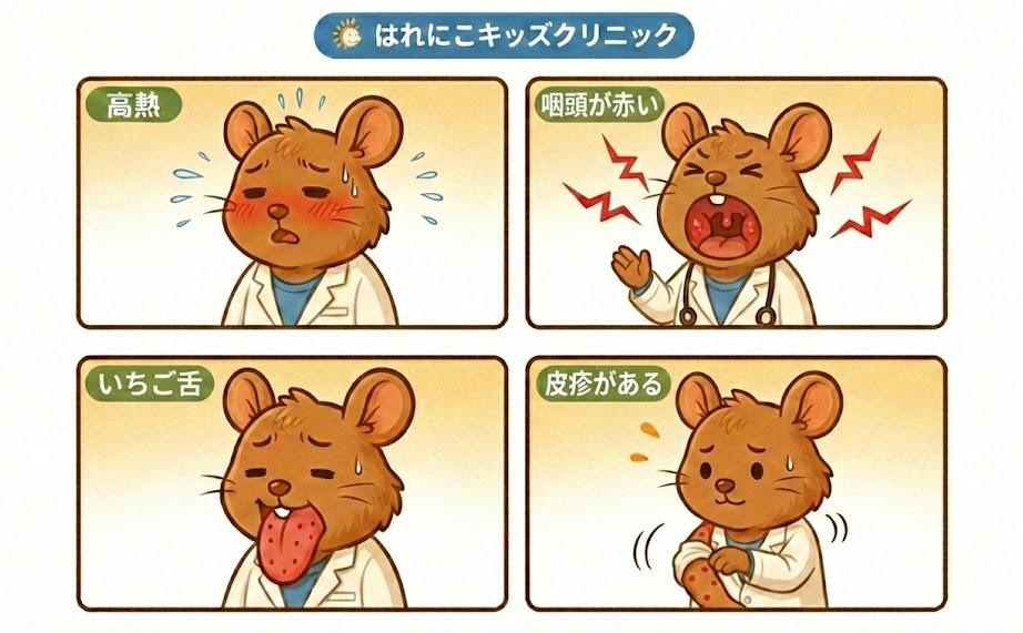 溶連菌ってうつる？登園は？受診後安心ガイド📕