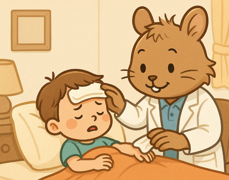 40度の高熱、インフルやコロナ、溶連菌でもない…😰原因は?