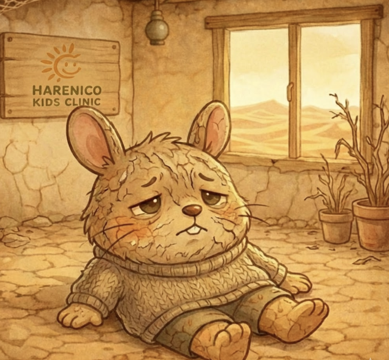 札幌の子ども肌荒れ、保湿不足じゃない…原因は家の乾燥❓️