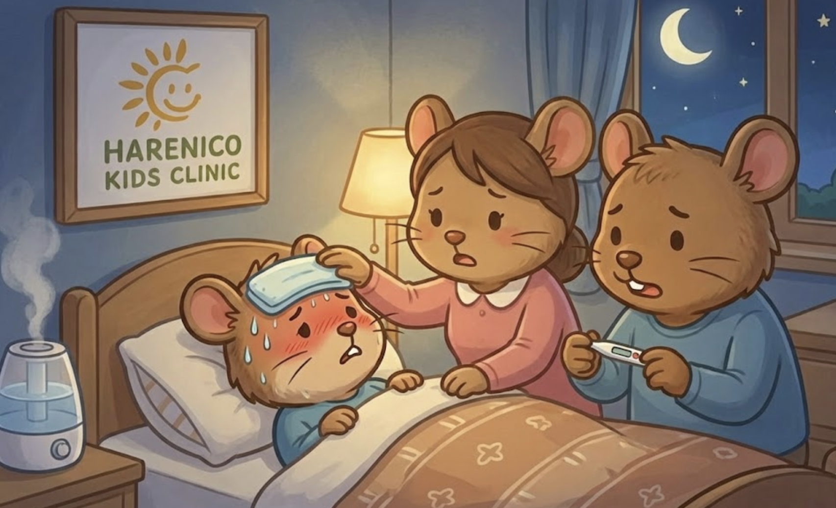 40度の高熱｜夜に上がったらどうする？（札幌）