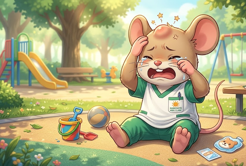 【子どもが頭を打った🏃受診が必要なサインは？】