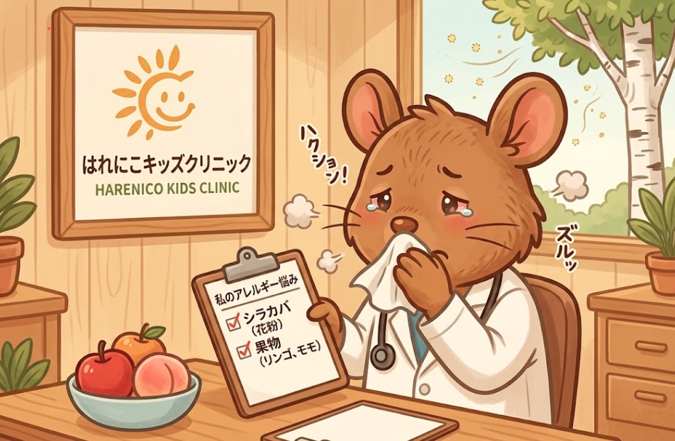 【口がかゆい原因はシラカバ？指先からの採血検査でわかること】